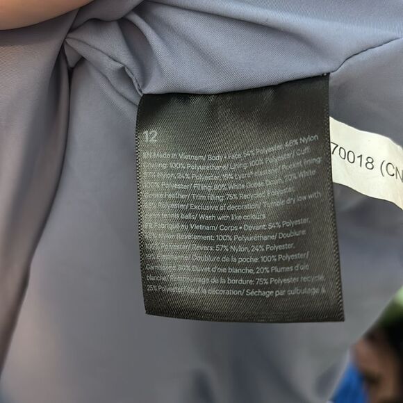 Lululemon women’s 10 wunder puff 600 down fill jacket heathered wild indigo - Picture 13 of 14